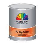 Global Paint PU Top Gloss 1 Liter Wit*