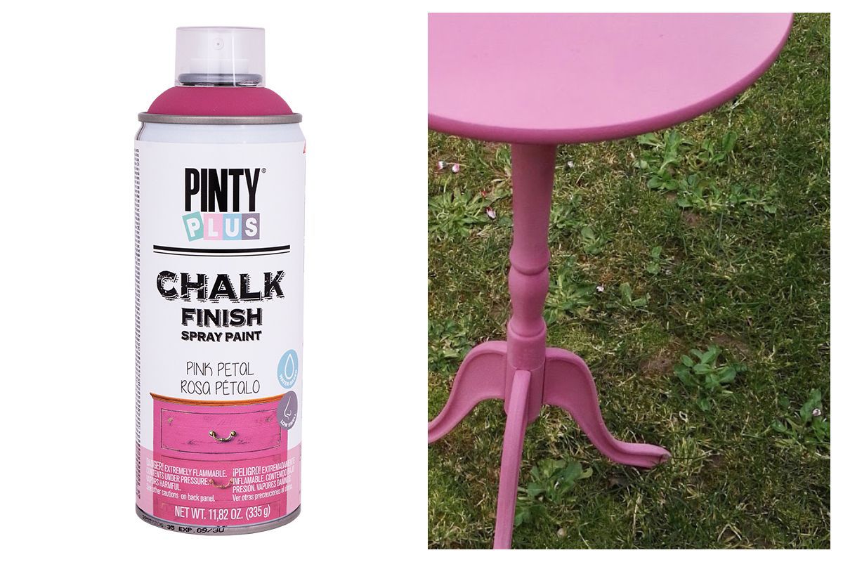 pintyplus chalk paint spray pink petal